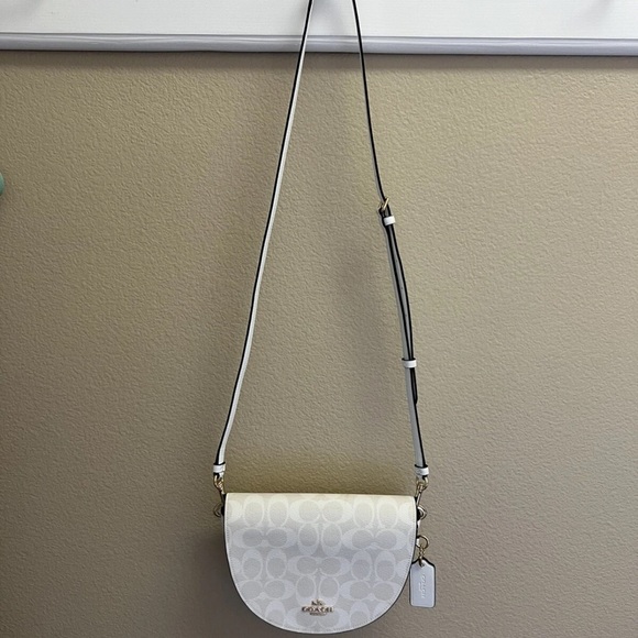 Coach Cream Ellen Crossbody Bag with Gold-Tone Hardware w/COA - Picture 10 of 17